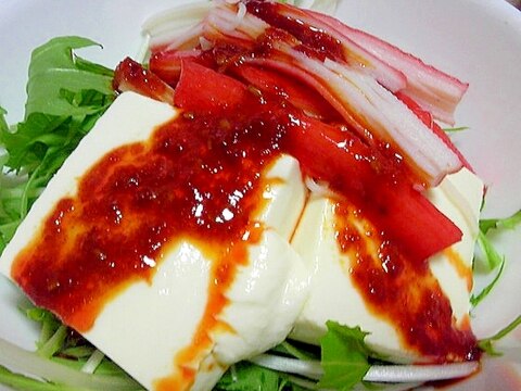 中華風ピリ辛ドレッシングサラダ